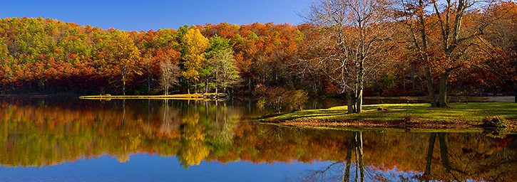 Sherando Lake in Fall, Augusta County, VA